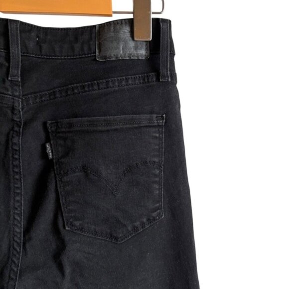 Levi’s 721 High Rise Skinny Jeans Soft Black 28 - Picture 11 of 15